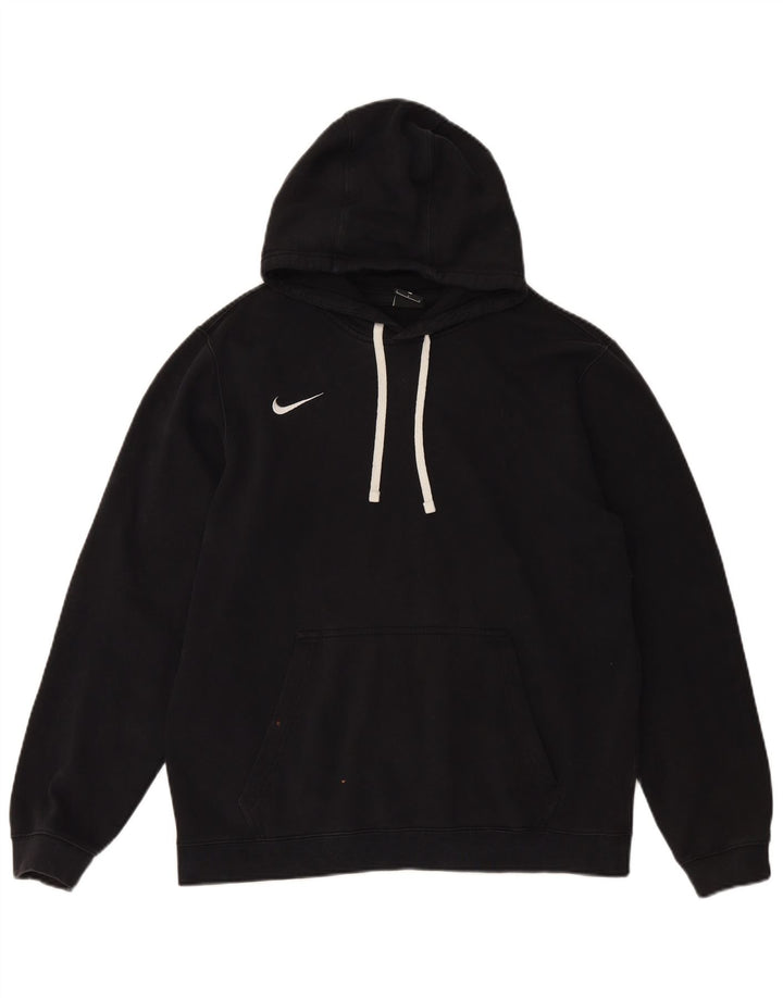 NIKE Pull à capuche pour homme Grand coton noir