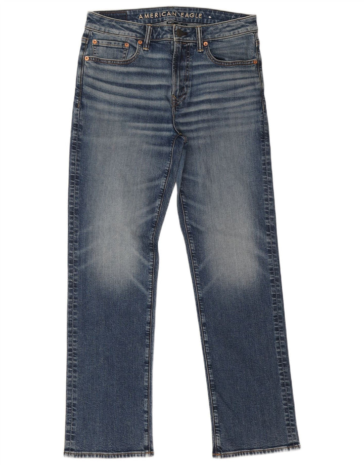 American Eagle Jean droit Airflex homme W32 L32 bleu coton