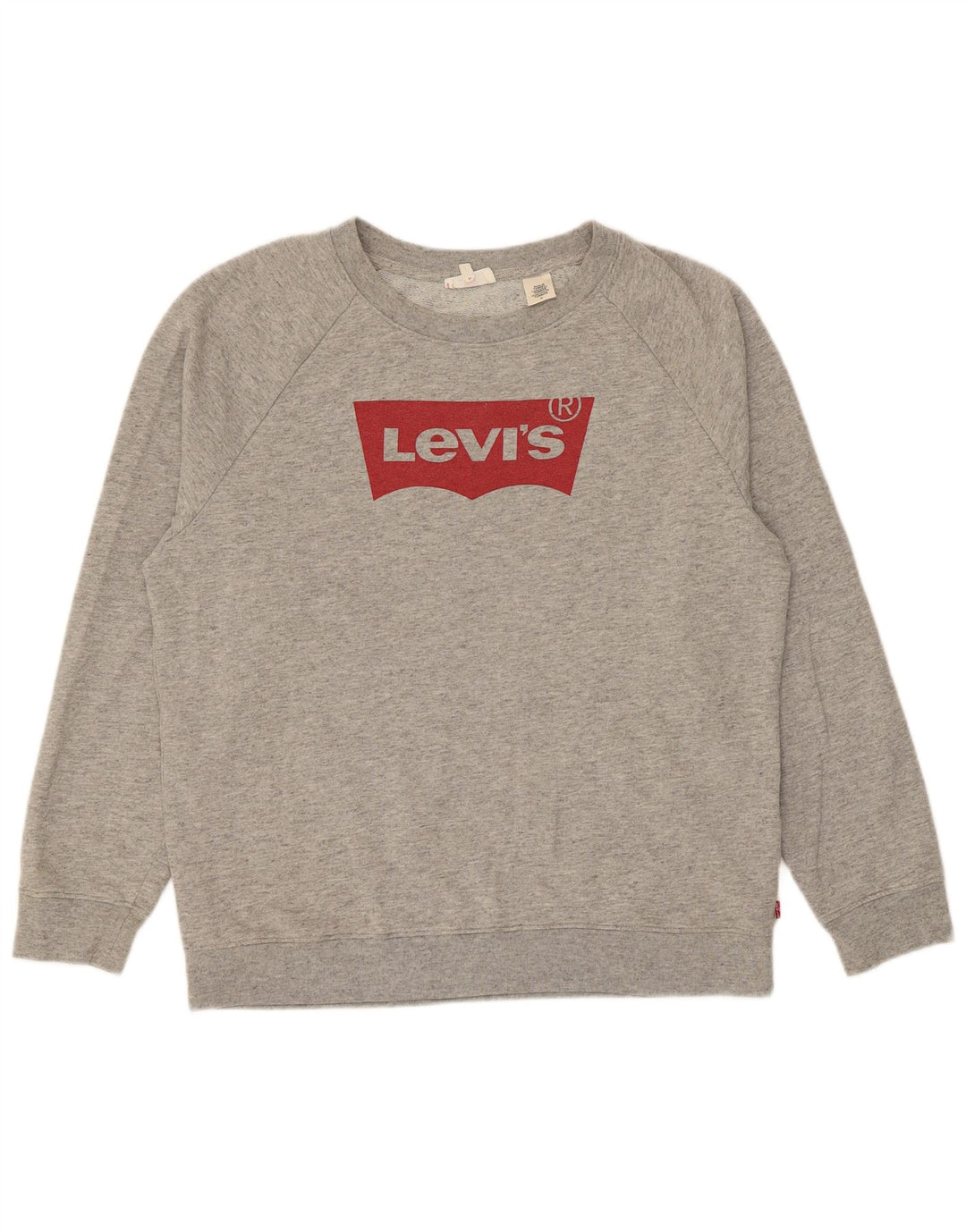 Levi's Sweat-shirt oversize graphique pour femme UK 44 Gris moyen moucheté