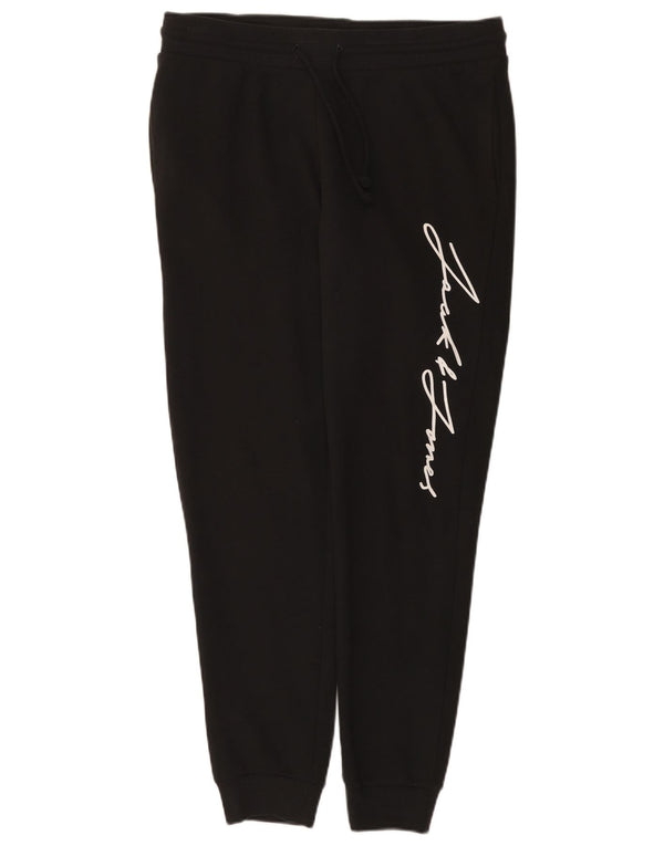 Jack & Jones Pantalon De Survêtement Graphique Joggers Coton Noir Moyen