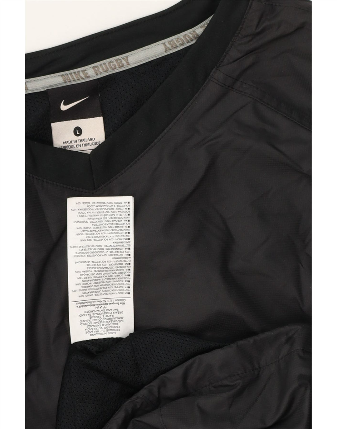 NIKE Haut de survêtement pour hommes Pull Large Noir Polyester
