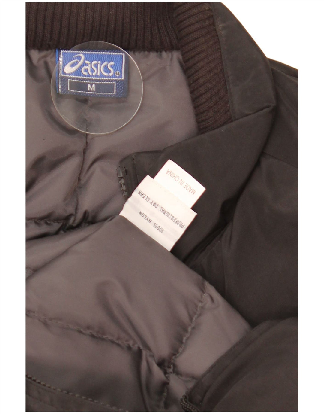 Oasis Veste matelassée pour homme UK 38 Medium Noir Nylon