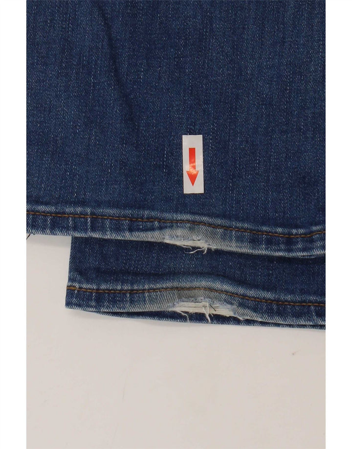 Superdry Jean Slim Imogen Femme W32 L32 Bleu Coton