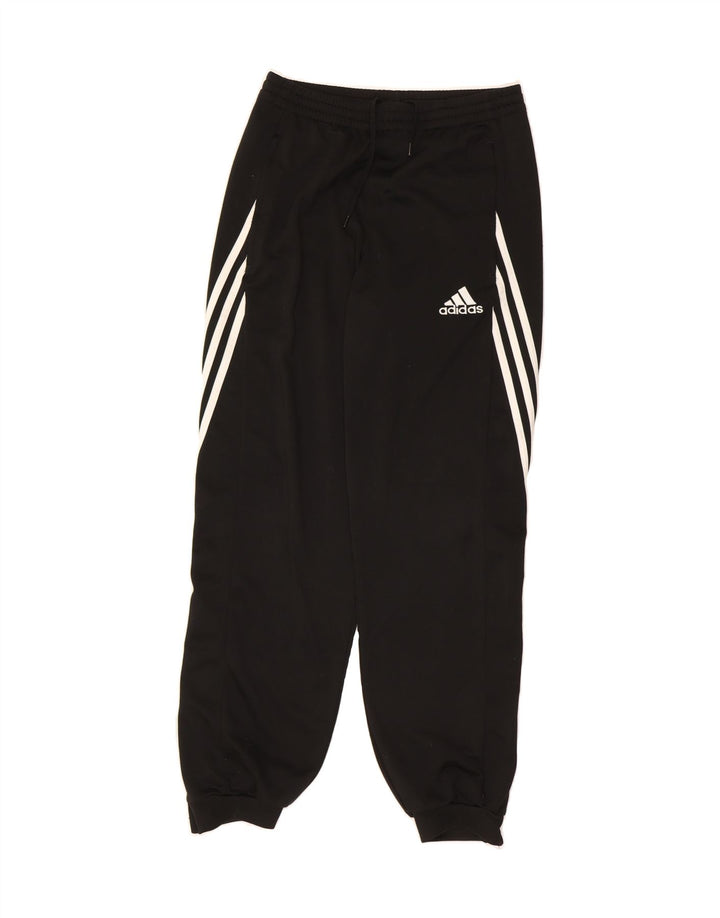 ADIDAS Mens Tracksuit Trousers Joggers Small  Black Polyester Vintage Adidas and Second-Hand Adidas from Messina Hembry 