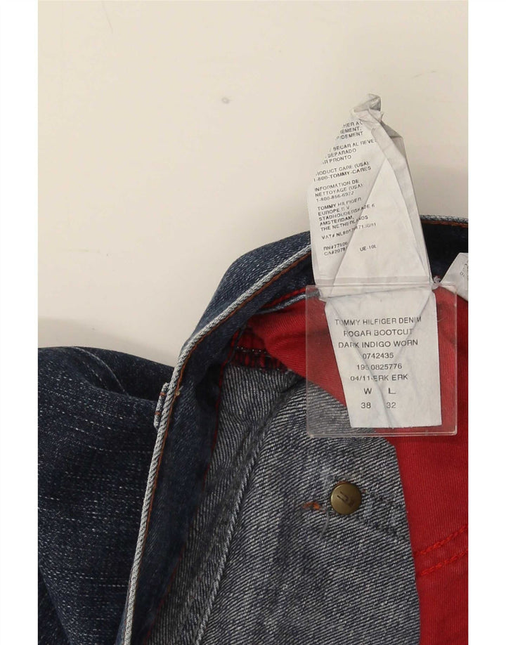 Tommy Hilfiger Jean Bootcut Homme W38 L29 Bleu Marine Coton