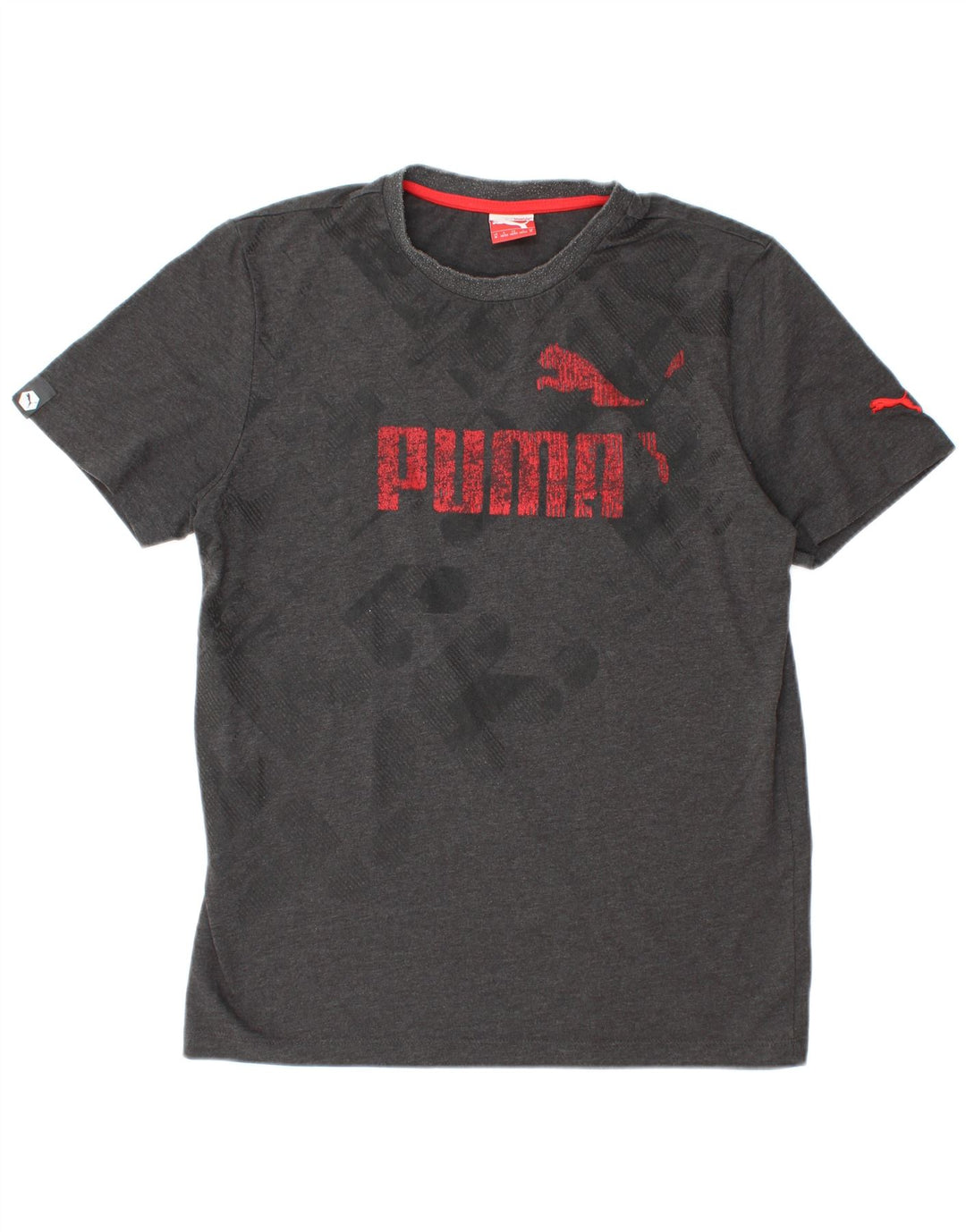 PUMA T-Shirt Graphique Homme Gris Moyen