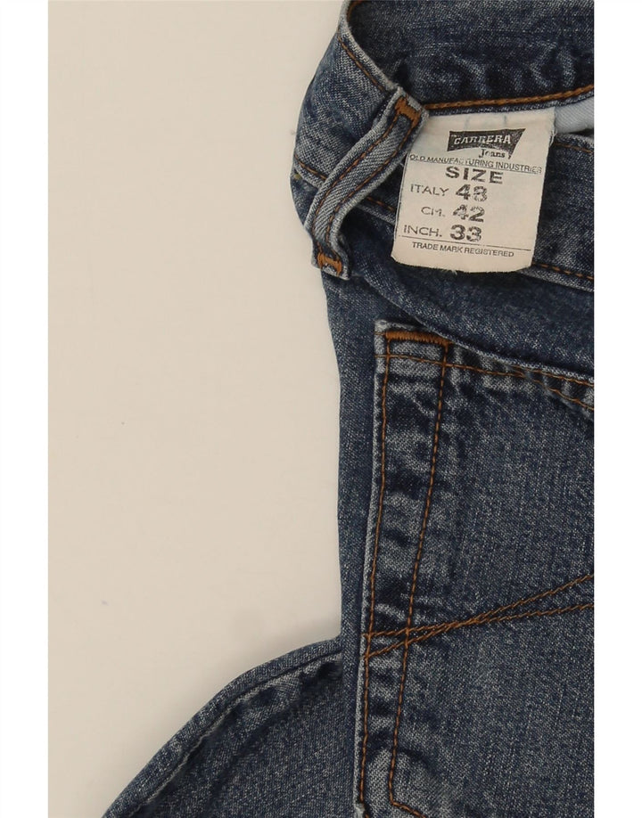 Carrera Jean Droit W33 L34 Bleu Coton Homme