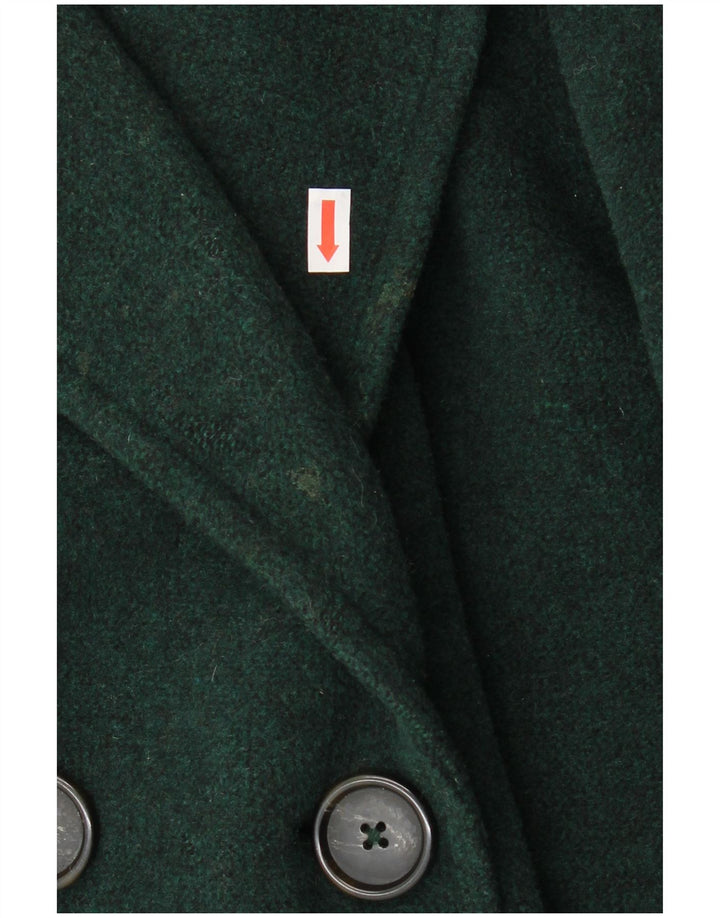Marks & Spencer Manteau croisé pour femme UK 20 2XL Laine verte
