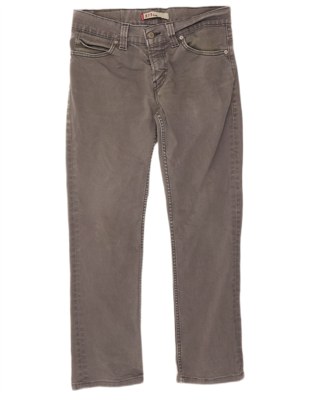 Levi's Jean Slim 511 Femme W32 L28 Gris Coton