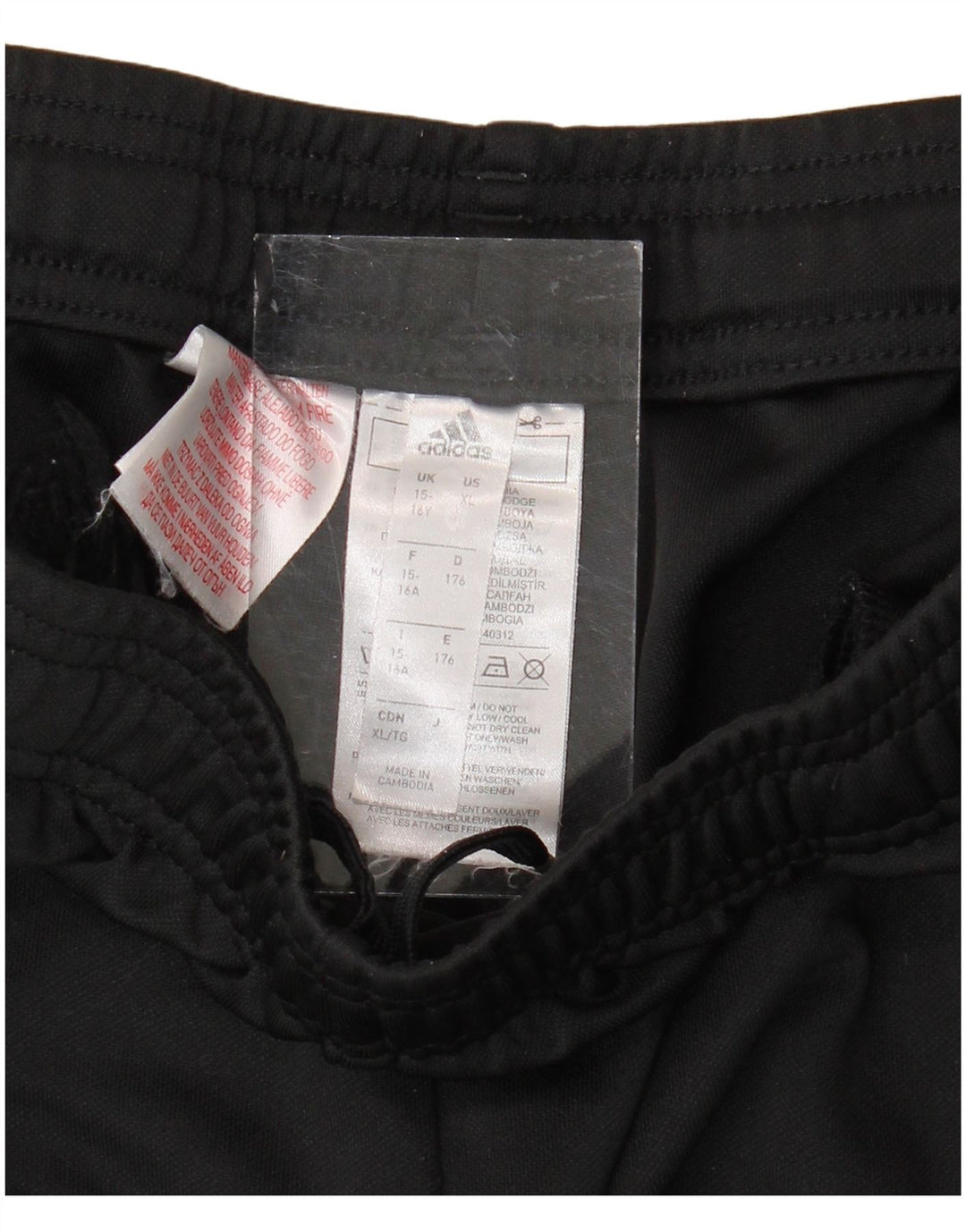 ADIDAS Pantalon de Survêtement Aeroready Garçon 15-16 ans Noir Polyester