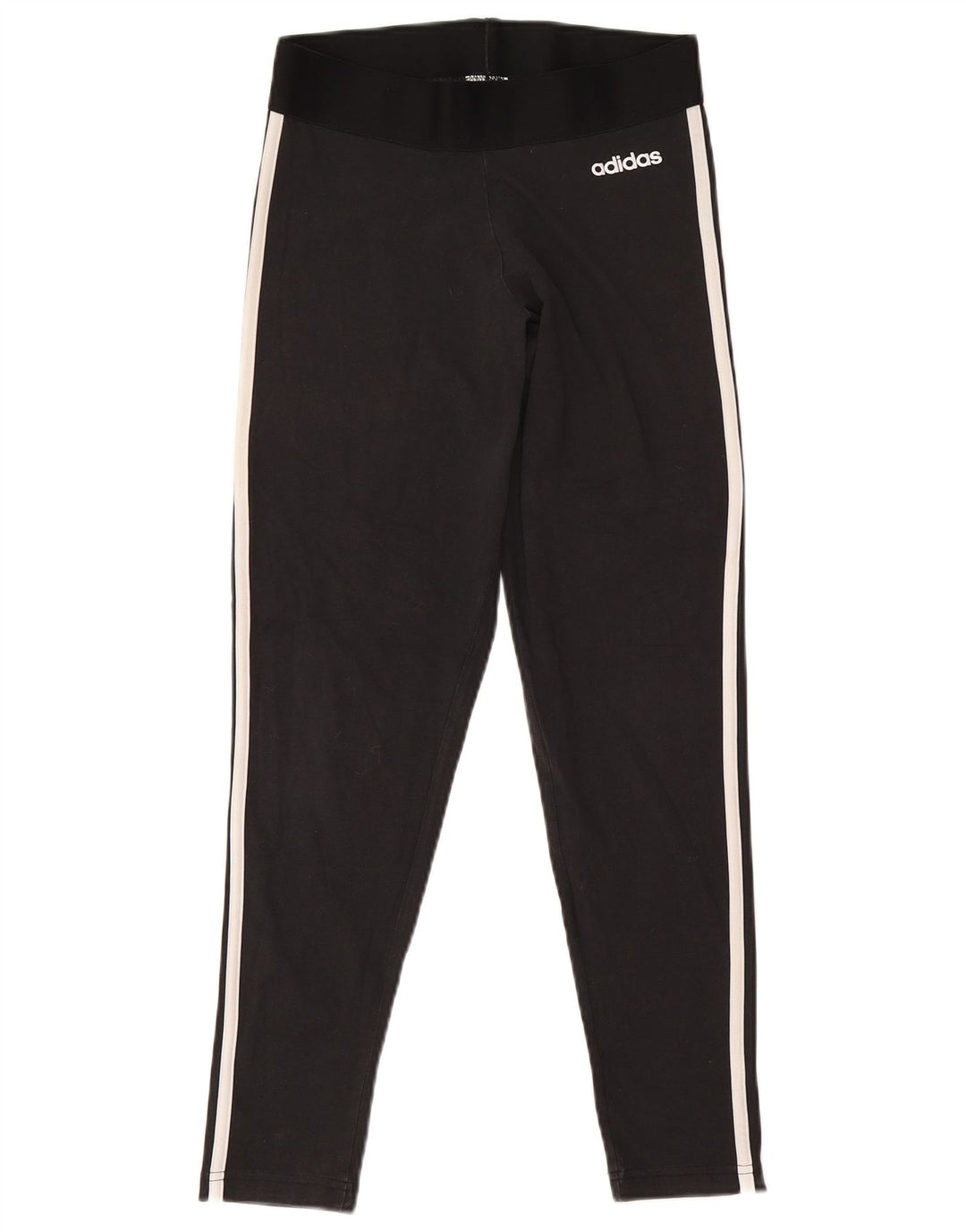 Adidas Leggings Femme UK 12/14 Coton Noir Moyen