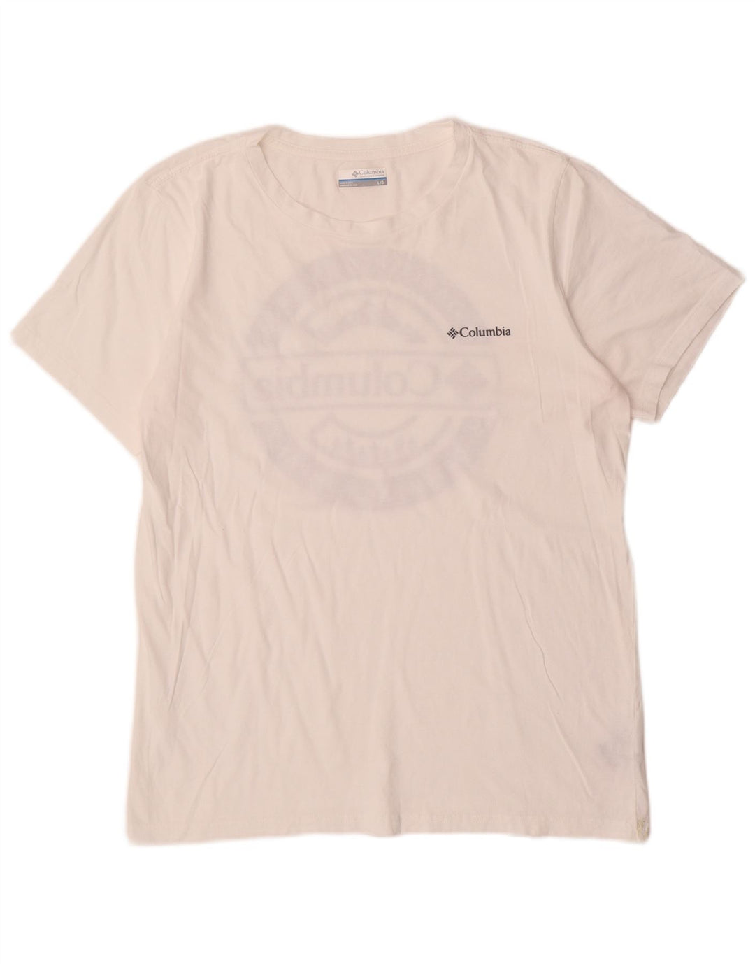 Columbia T-Shirt Graphique Homme Grand Blanc Coton