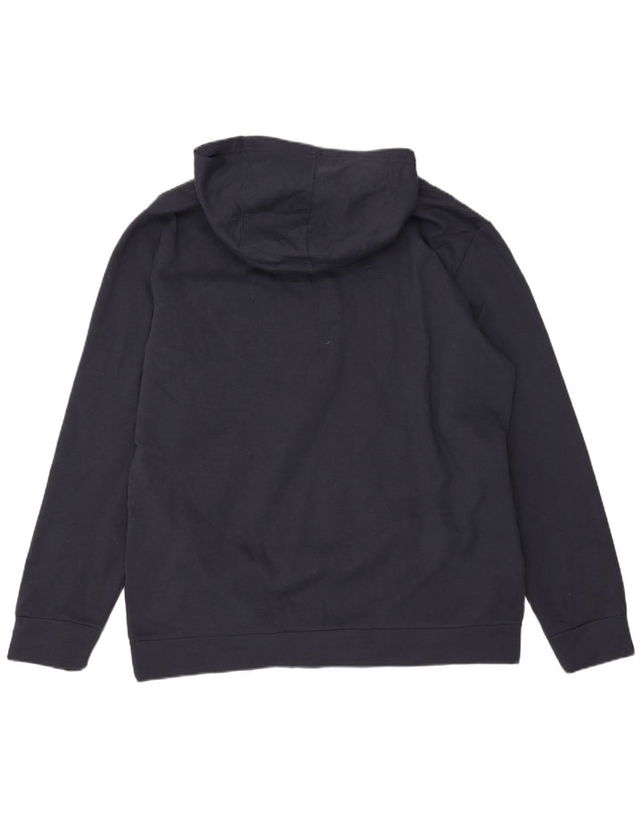 Adidas Pull à capuche pour homme XL Bleu marine Polyester