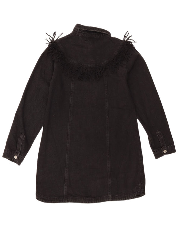 Robe chemise en jean fille Zara 13-14 ans coton noir