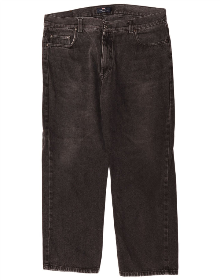 Marks & Spencer Jean droit Blue Harbor homme W40 L29 coton noir