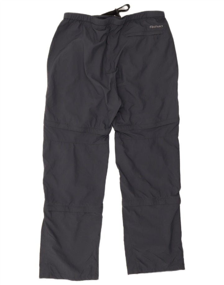 Rohan Femme Pantalon De Randonnée Droit Moyen W30 L27 Gris Polyamide