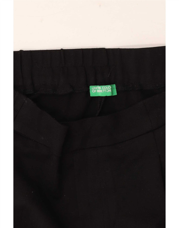 Benetton Pantalon Capri Fuselé Femme W30 L22 Noir