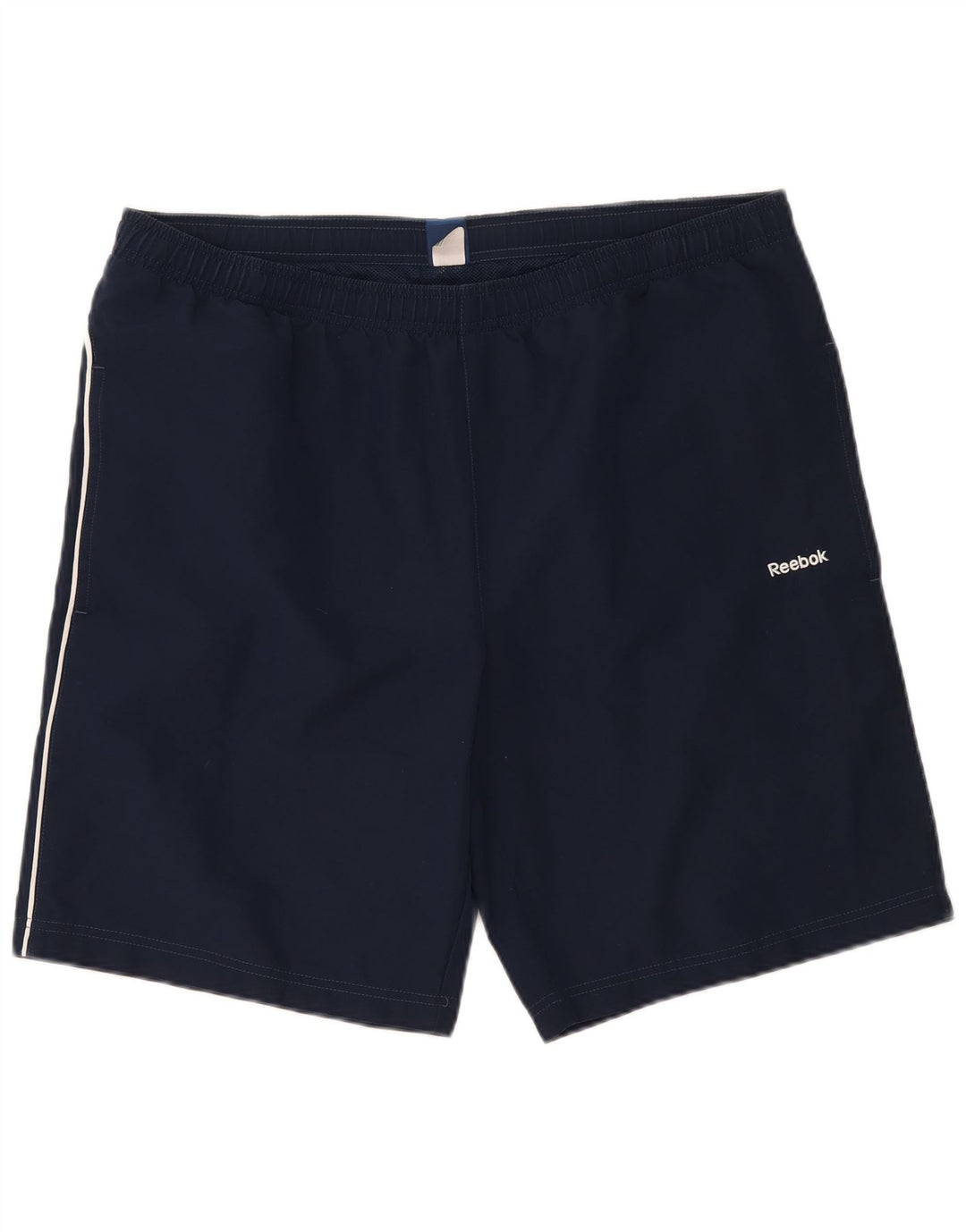 Reebok Short de sport homme grand bleu marine polyester