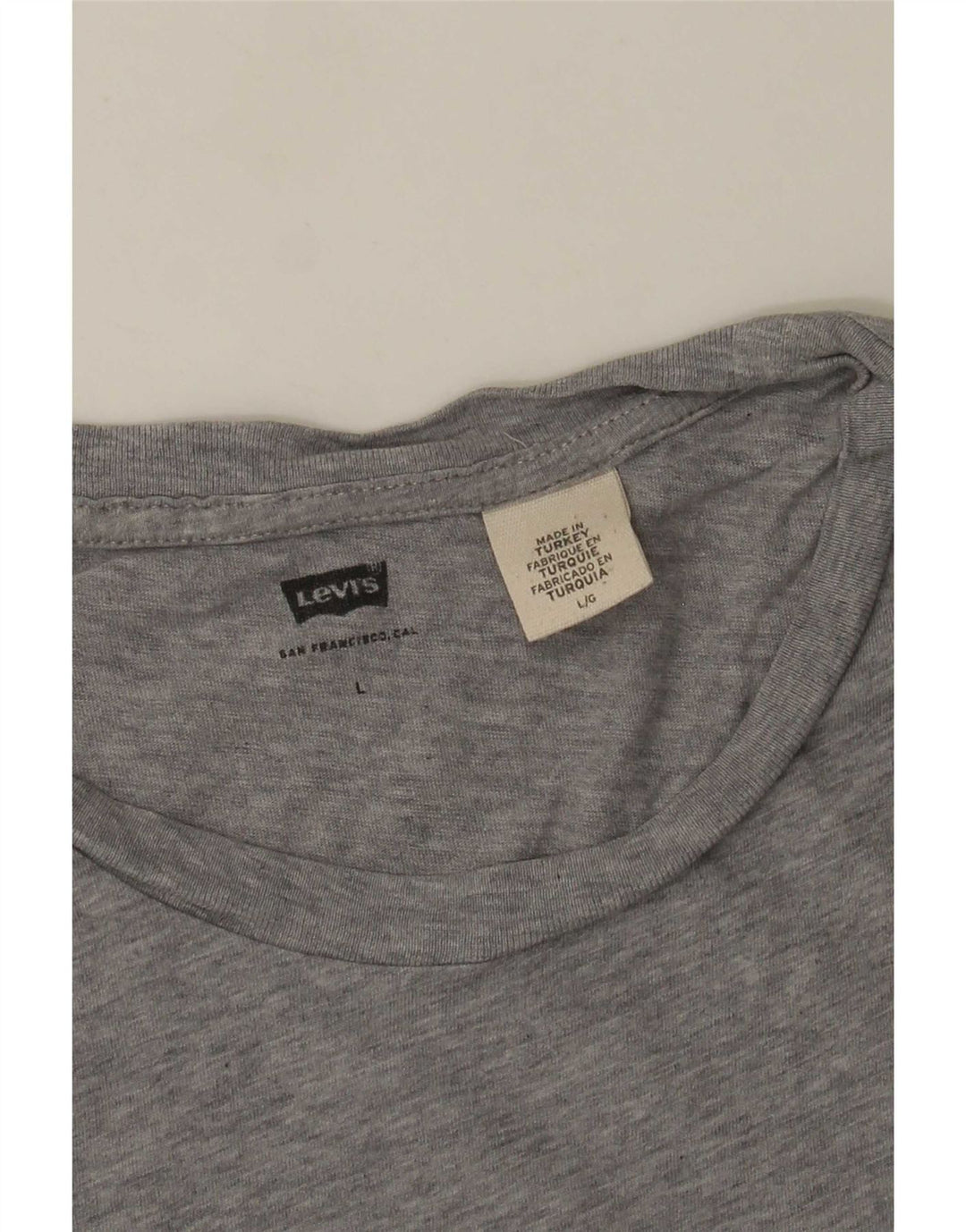 Levi's T-shirt graphique pour homme Large Gris