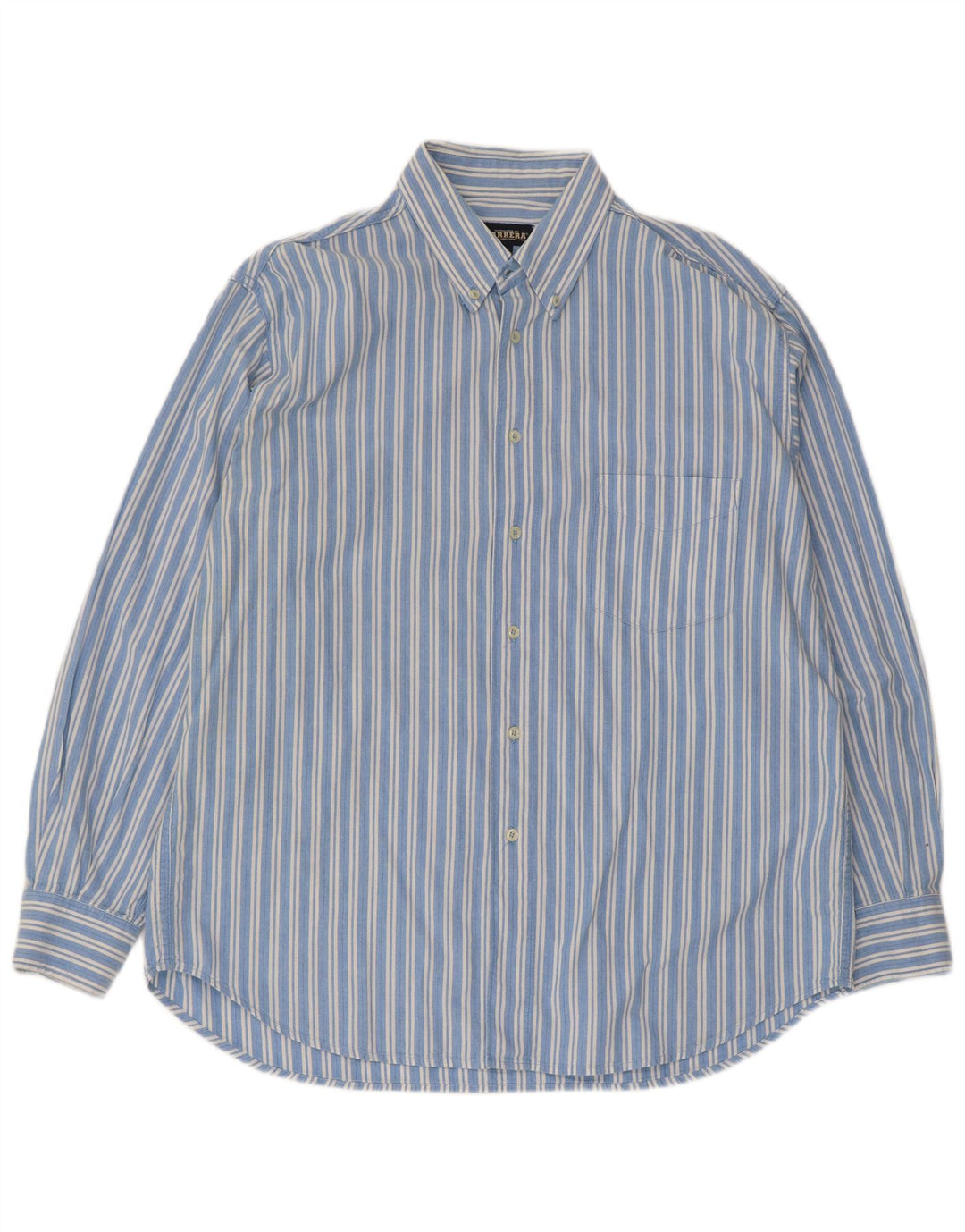 Carrera Chemise XL Bleu Rayé Coton Homme