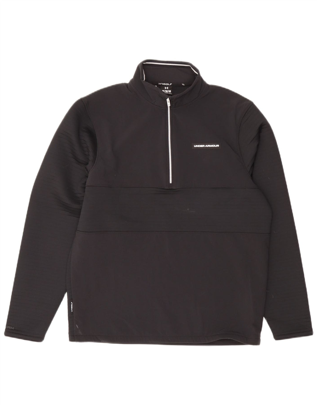 Under Armour Sweat-Shirt Zip Neck Homme Noir Moyen Polyester