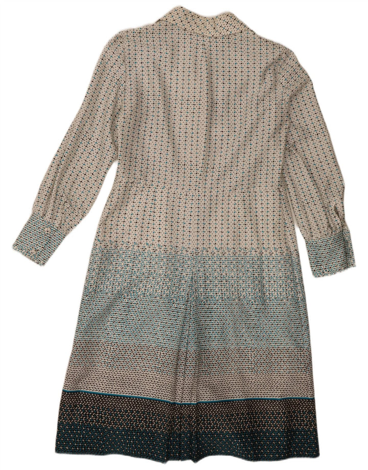 Robe chemise pull femme vintage IT 48 XL multicolore tacheté