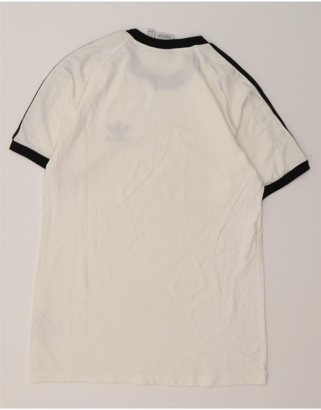 ADIDAS T-Shirt Homme Blanc Moyen Coton