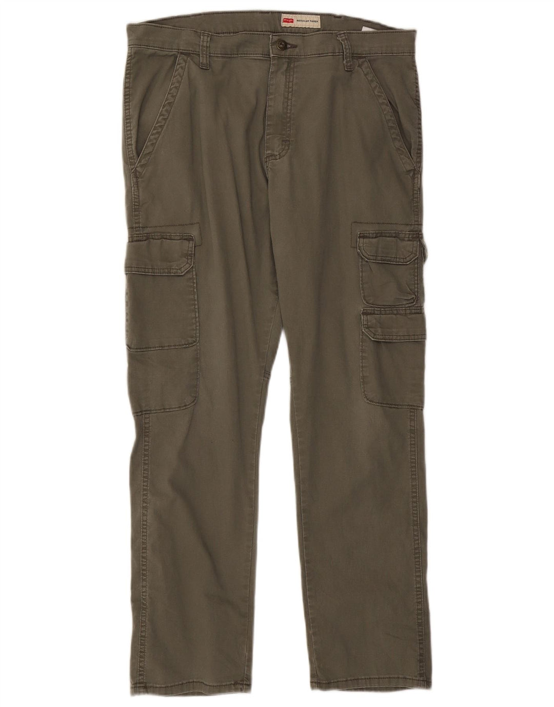 WRANGLER Pantalon cargo fuselé régulier pour homme W34 L30 Coton kaki