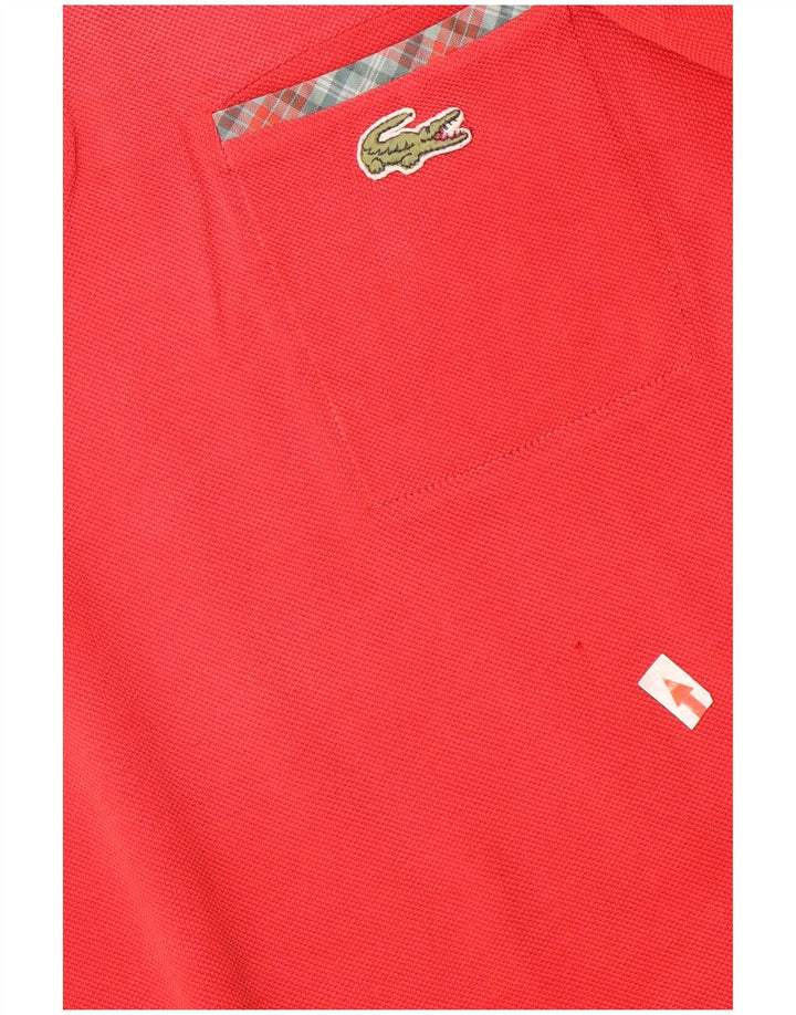 Lacoste Polo Homme Taille 5 Grand Coton Rouge