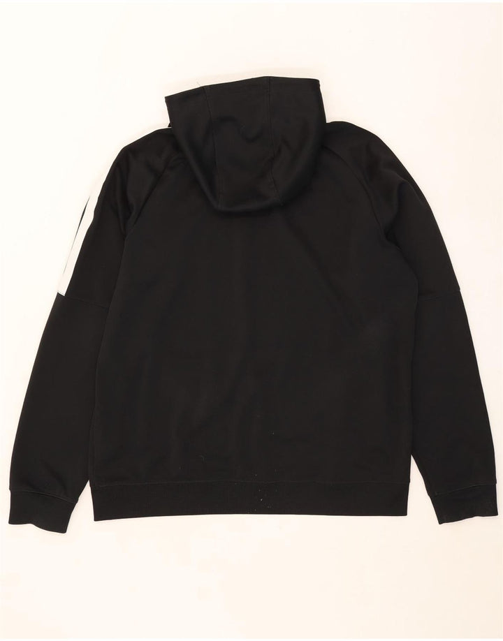 Nike Pull à capuche zippé pour homme 2XL en polyester color block noir