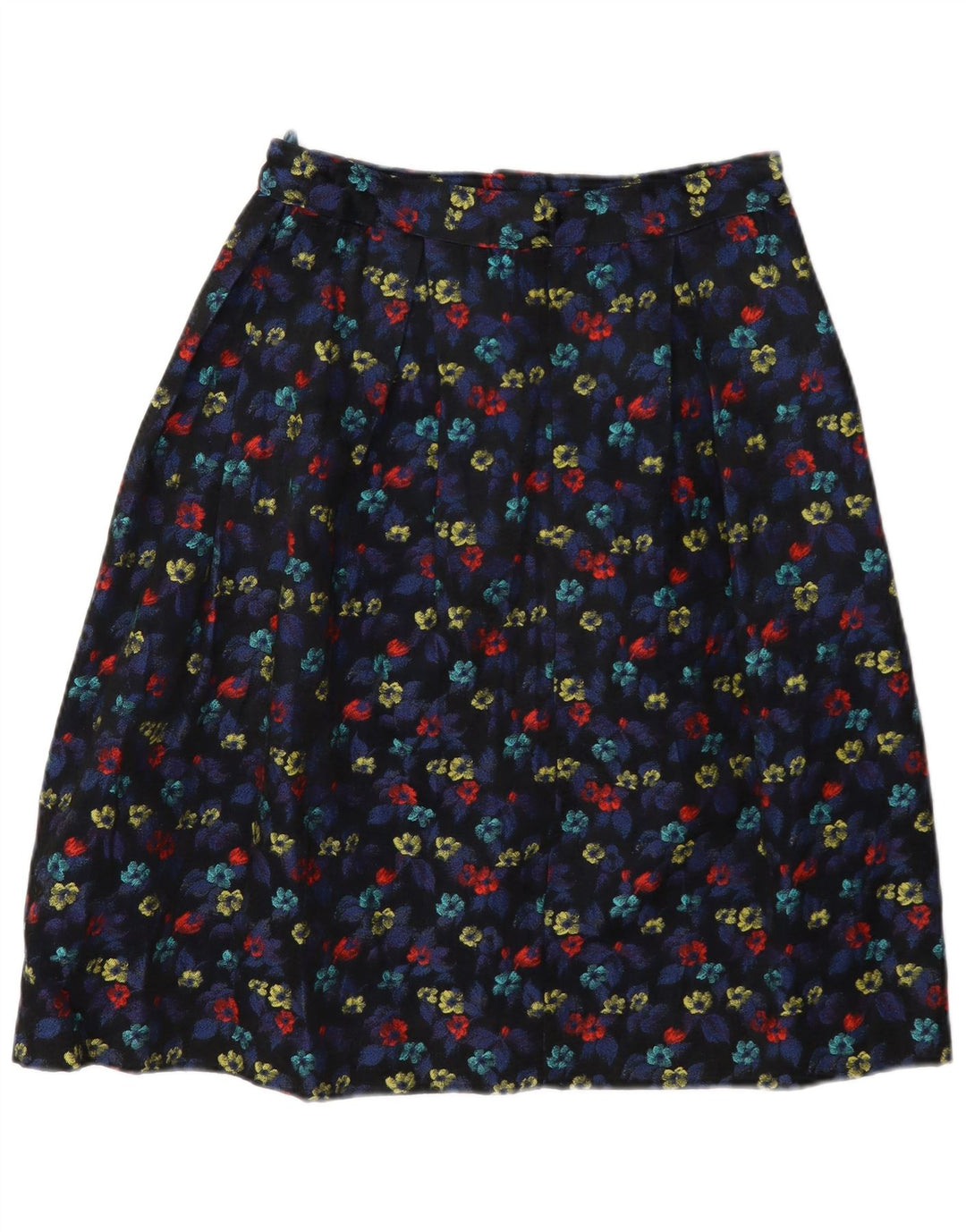 vintage Femme A-Line Jupe W28 Moyen Multicolore Floral