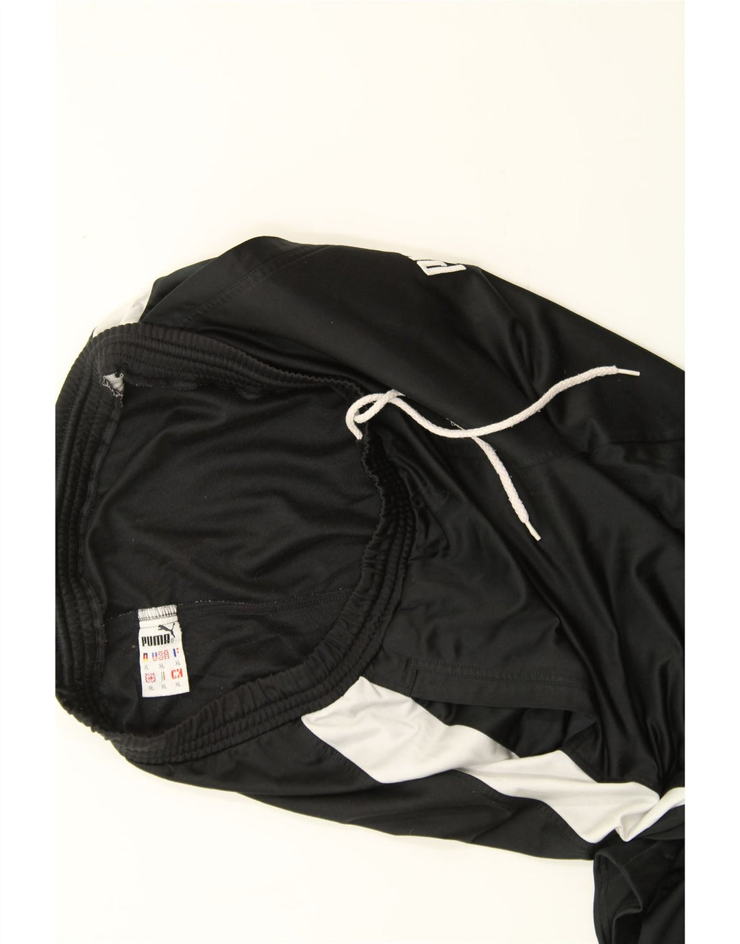 PUMA Mens Tracksuit Trousers XL  Black Colourblock Polyester Vintage Puma and Second-Hand Puma from Messina Hembry 