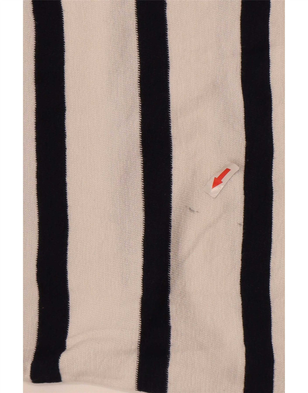 Marks & Spencer Haut à manches longues pour femme UK 12 Coton rayé blanc moyen