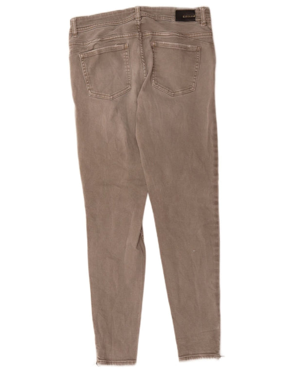 Zara Jean skinny femme EU 38 Small W28 L26 Gris Coton