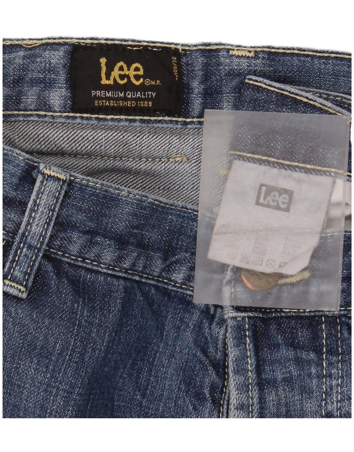 Lee Jean Droit Freeburn Homme W40 L32 Bleu Coton