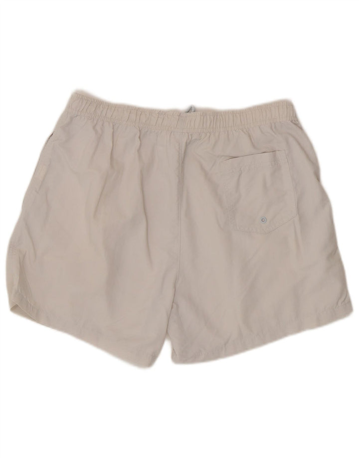 Zara Short De Bain Homme Grand Nylon Blanc