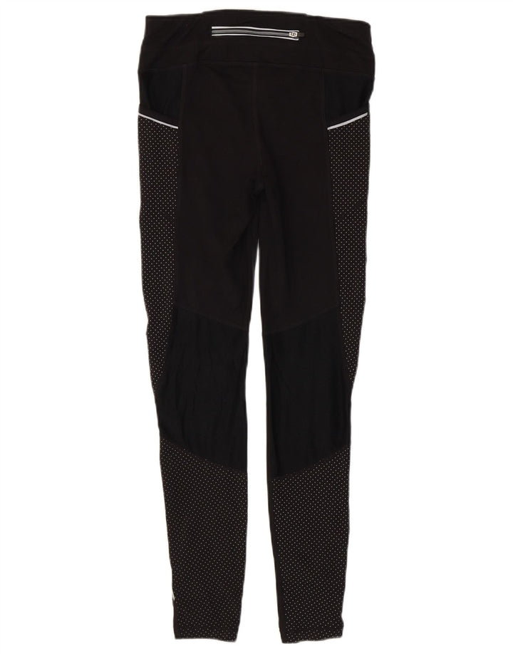 Legging ATHLETA pour femme UK 6 XS Polyester à pois noir