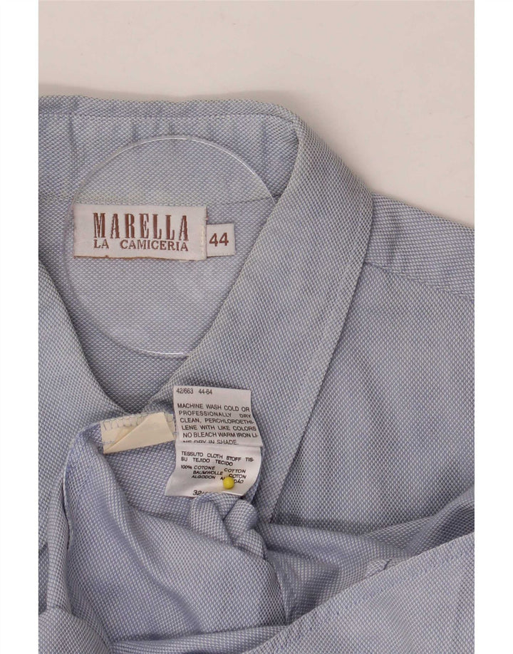 Marella Chemise Oversize Femme IT 44 Bleu Moyen Coton