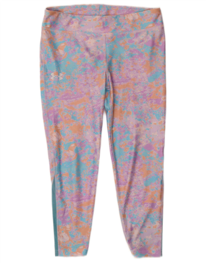 UNDER ARMOUR Leggings Fille 11-12 ans Large Multicolore Tie Dye