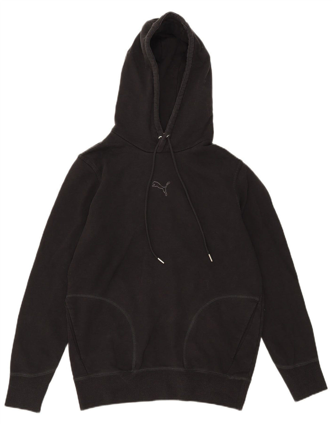 Puma Pull à capuche pour homme Petit Noir Coton
