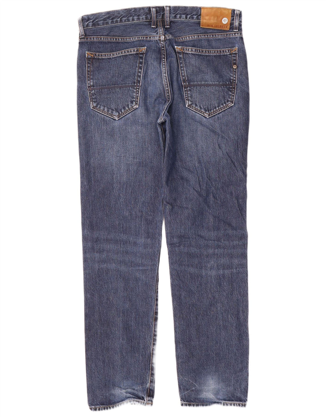 Ben Sherman Jean Slim Homme W30 L30 Bleu Coton
