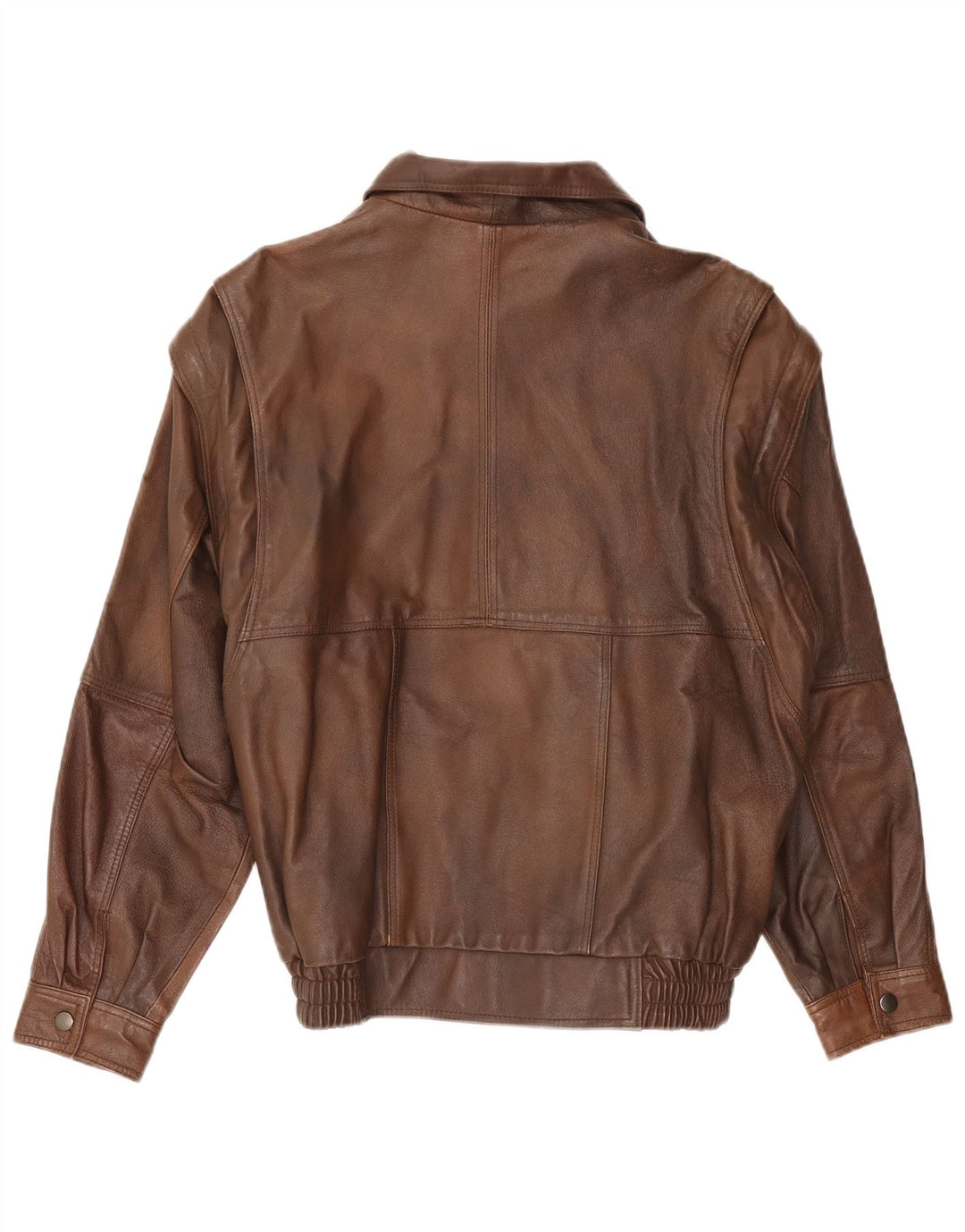 Veste en cuir homme vintage UK 38 Cuir marron moyen Rétro