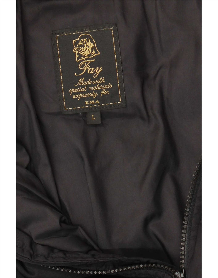 Fay Veste matelassée pour femme UK 16 Large Noir