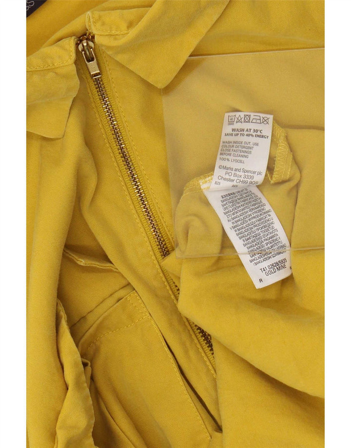 Marks & Spencer Chemise pull pour femme UK 22 3XL Jaune Lyocell
