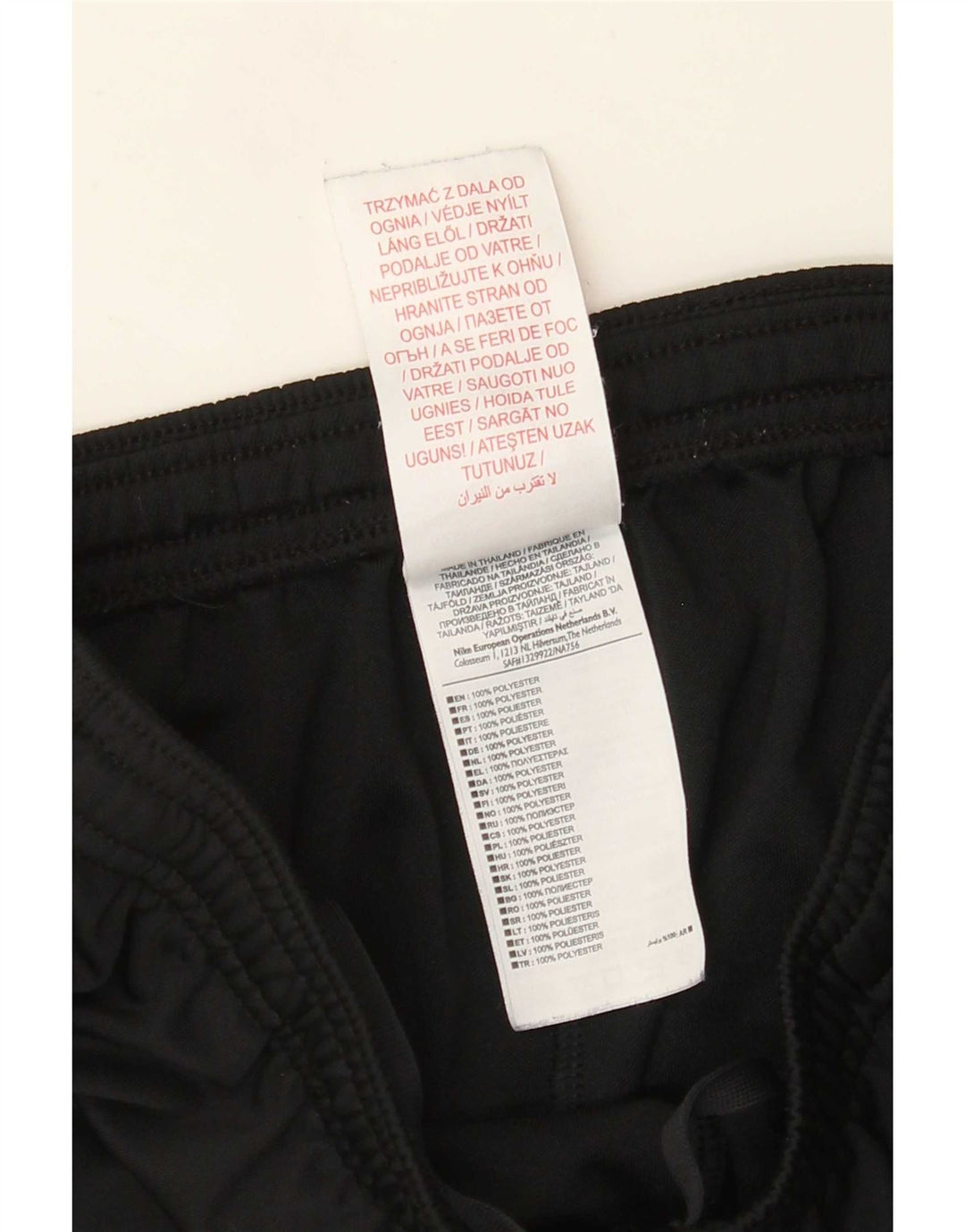 Pantalon de survêtement Nike Dri Fit pour garçon 12-13 ans Large Noir Polyester