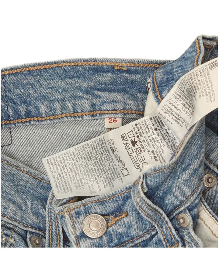 Levi's Short en Jean Femme W26 Small Bleu Coton