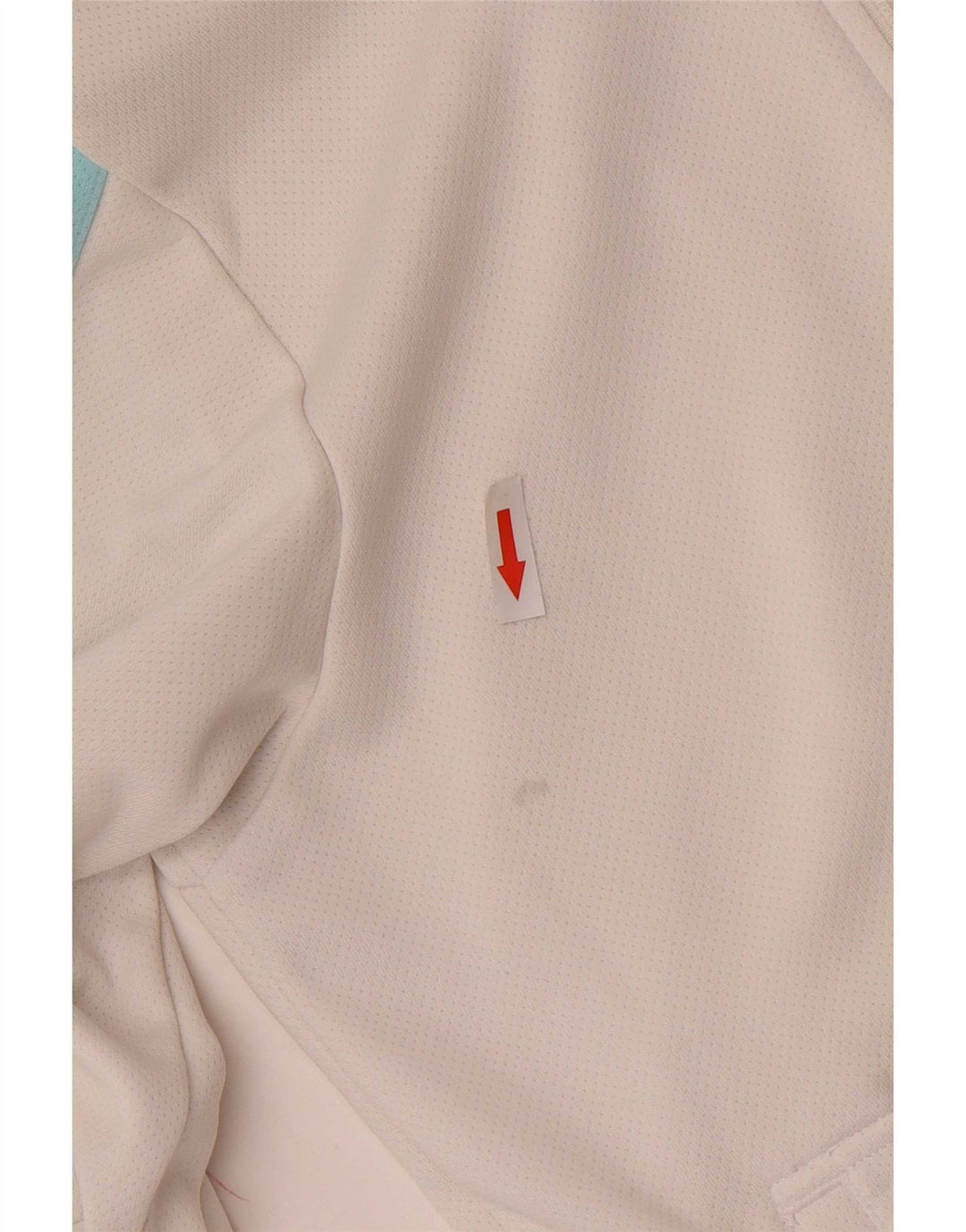 Adidas Pull à capuche zippé pour femme UK 12 Polyester blanc moyen