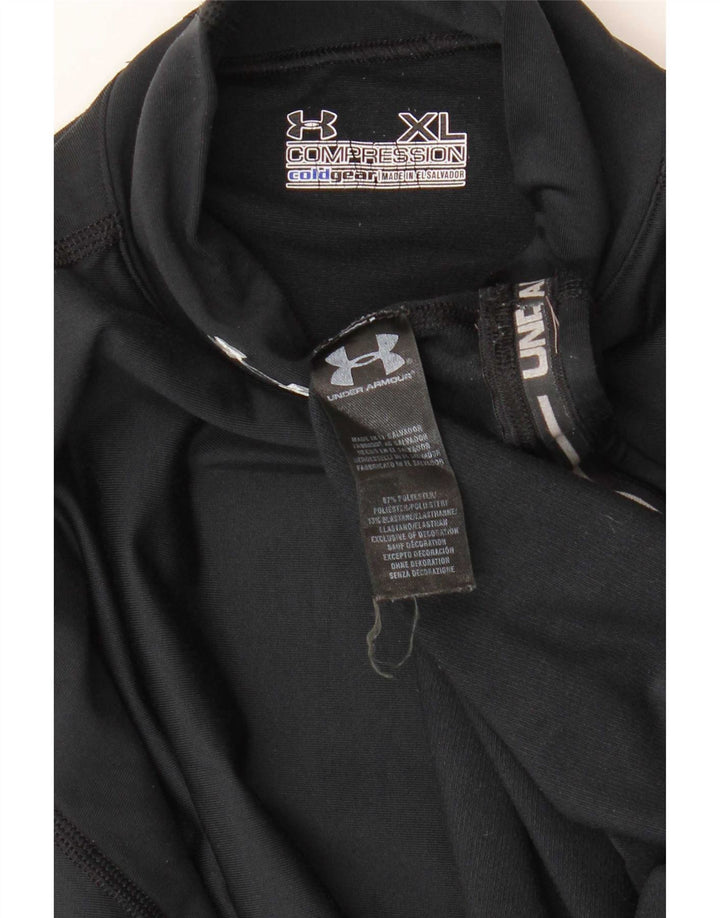Under Armour Cold Gear Top Manches Longues XL Homme Noir Polyester
