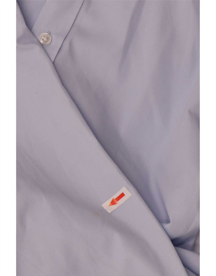 Marks & Spencer Chemise Slim Homme UK 39/40 15 1/2 Bleu Moyen Polyester