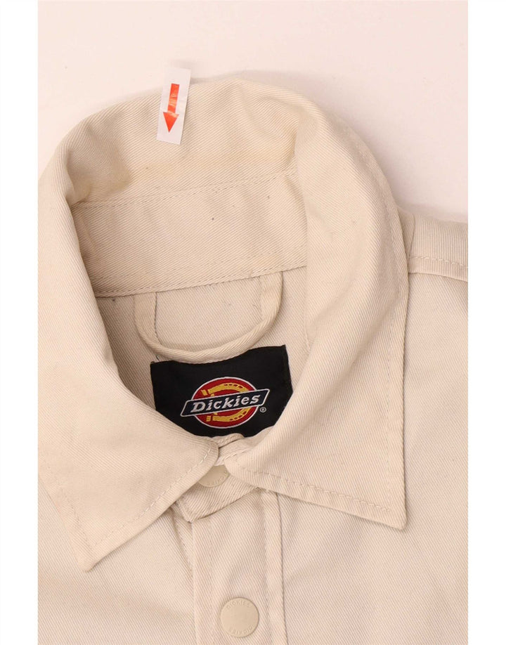 Dickies Veste Sherpa en jean pour homme UK 36 Petit Beige Polyester